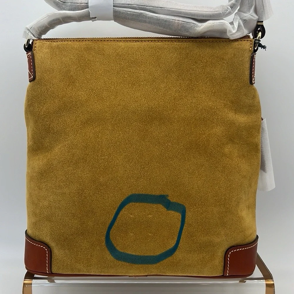 Dooney & Bourke Suede Crossbody Chamois